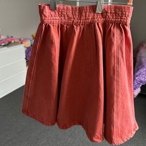 New Girls pink pleated skirt